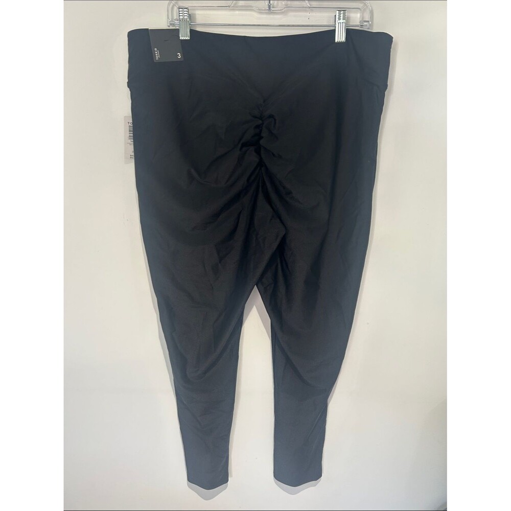 NWT Torrid Black Ruched Back Full Length Leggings Size 3X 22/24 - Picture 6 of 8